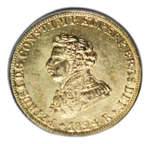 Moeda 4000 Réis Souvenir Folheada De 1824
