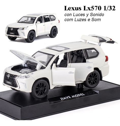 Suv Lujo De Tamaño Normal Lexus Lx570 Miniatura Metal Coche