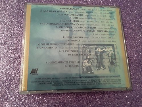 Leopoldo Federico Sentimiento Criollo Cd