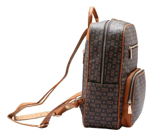 Mochila Chenson Notebook Elegance Luxo Cor Café Chenson 8485078