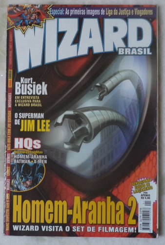 Revista Wizard Brasil N° 1 - Homem Aranha 2 