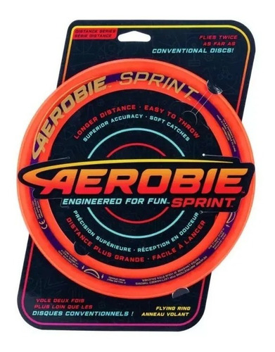 Aerobie Sprint Aro Dinamico Frisbee Volador 25 Cm 88401 Srj