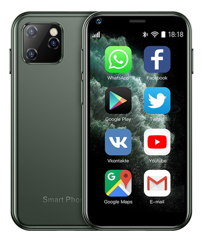 Teléfonos Inteligentes Android Baratos Xs11 Mini 3.0 En Ram 2gb Y Rom 16gb Verde