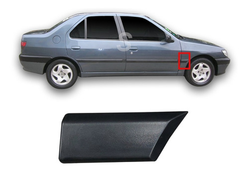 Bagueta Guardabarro Delant Der Peugeot 306 Xt 4p 95/99 Ancha