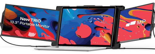 Monitor Portátil Para Computadora Portátil Trio De 13.3 Píxe