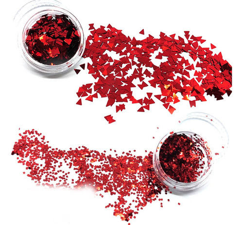 Brillo De Uñas 3d Lentejuelas Uñas Glitter Copos Set De Uñas