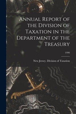 Libro Annual Report Of The Division Of Taxation In The De...