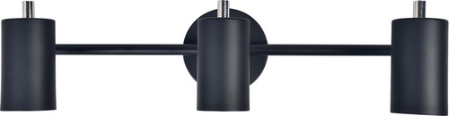 Aplique Spot 3 Luces Memo Blanco Orientable Dicro Led Gu10 Estructura Negro