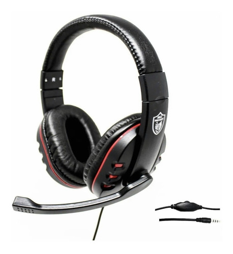 Audifonos Diadema Gamer Micrófono P/ Videojuegos Pc Lap Cel