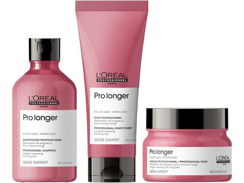 Champú+ Condition+ Mask Para Punta Delgada Loreal Pro Longer