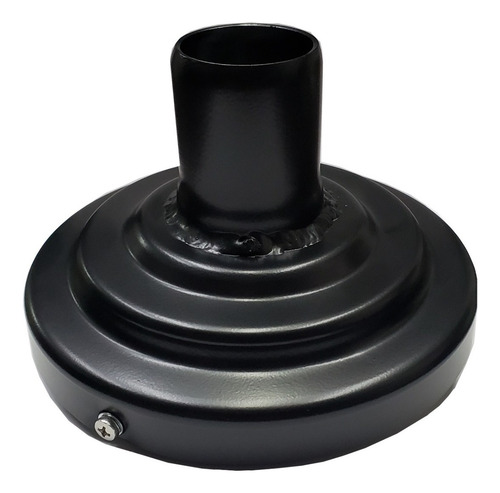 Base Em Alumínio Para Globo De Iluminação Branco Ou Preto