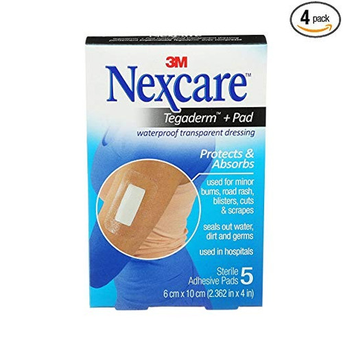 Nexcare Tegaderm + Protector Impermeable Dressing Transparen