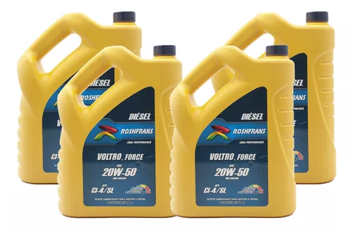 ROSHFRANS Aceite De Motor Diesel Voltro 15W40 5 Litros - masrefacciones