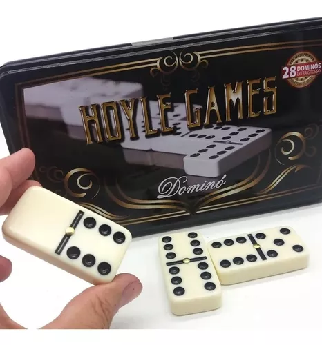 Dominó Dominoes Profissional com 28 Peças 9mm + Baralho MB Teach com 108  Cartas