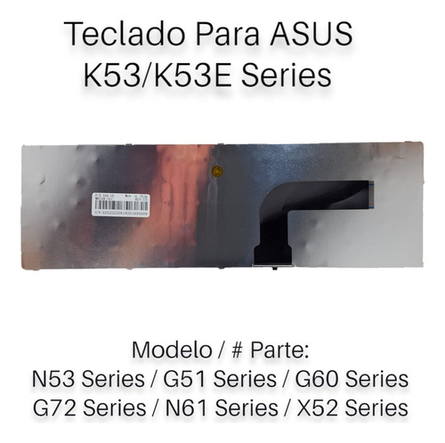 Teclado Nuevo Para Laptop Asus K53 K53e