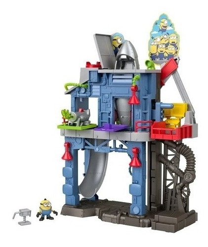 Imagem 2 de 5 de Brinquedo Playset Imaginext Minions Laboratório Gru - Mattel
