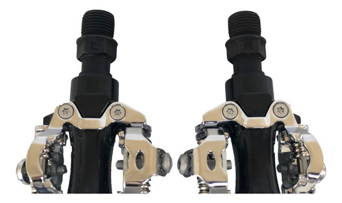Pedales De Contacto Grapa Doble Para Bicicleta Mtb