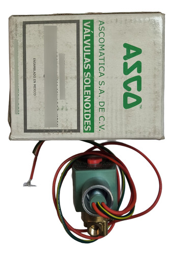 Valvula Solenoide 2 Vias 1/8npt Bronce 120vac Asco