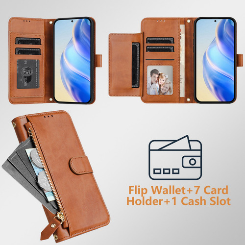 Funda De Piel Para Teléfono Inteligente Honor X7a X7b X7c, Funda Protectora Con Ranura Para Teléfono Inteligente