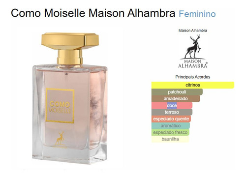 Perfume Maison Alhambra Como Moiselle Edp Feminino 100ml