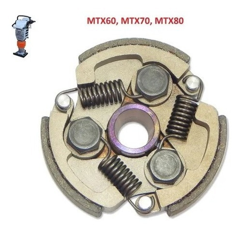 Clutch Centrifugo Compactador Tipo Bailarina Mikasa Mtx70