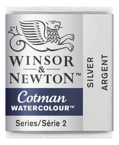 Aquarela Winsor & Newton Cotman Pastilha Silver