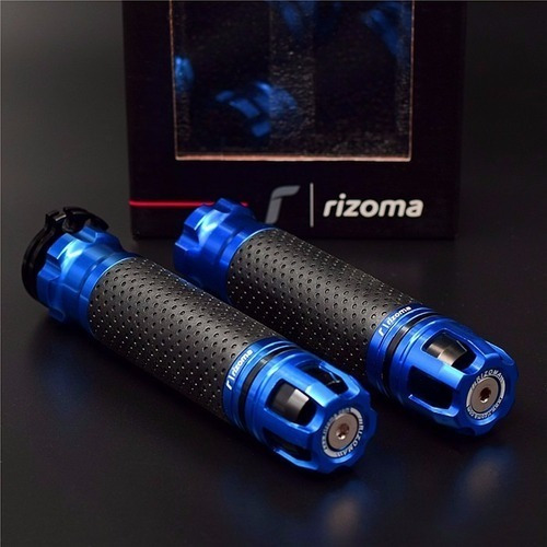 Puños De Moto Rizoma De Lujo Originales Azul
