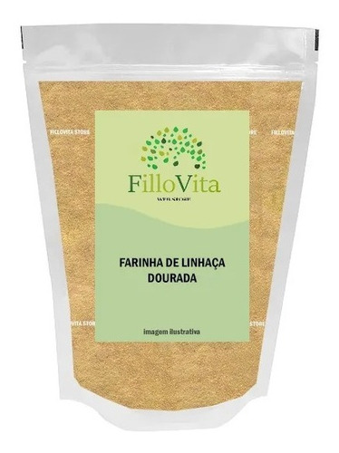 Farinha De Linhaça Dourada - Embalagem De 1 Kg