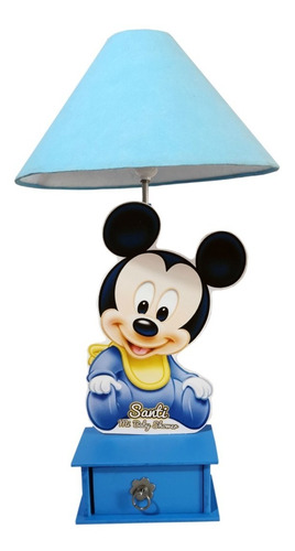 Lámpara De Buro O Tocador De Mickey Mouse Bebe