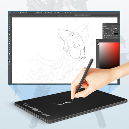 Tableta De Dibujo Gráfico, Tableta De Dibujo 10 Pulgadas