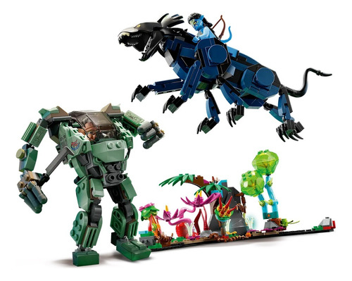 Kit Lego Avatar Neytiri Y Thanator Vs Quaritch Con Armadura