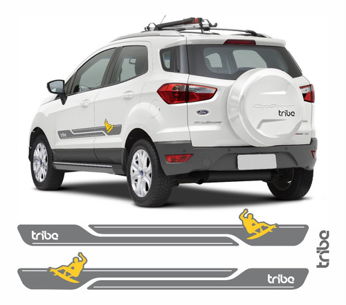 Adesivo Faixa Lateral Tribe Surf Ford Ecosport Eco23