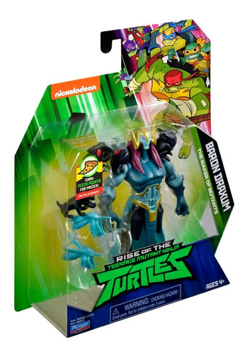 Imagen 4 de 7 de Figura Baron Draxum Tortugas Ninja Articulada Original