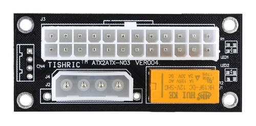 Imagem 1 de 3 de Adaptador Para Ligar Duas Fontes Atx Add2psu Molex / Sata