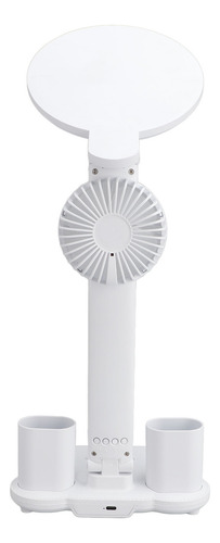 Ventilador De Mesa Regulable, Escritorio, Led, Para El Cuida