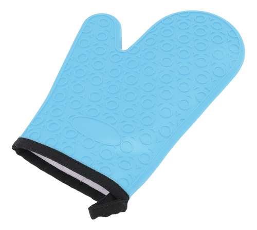 Guante De Cocina Azul Para Hornear, De Silicona, Guante Alto