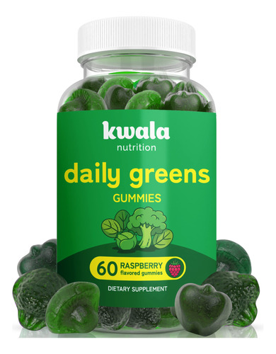 Super Greens Gummies Para Energa E Inmunidad - Con Espirulin