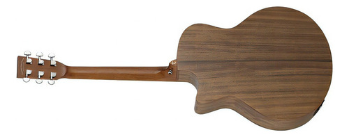 Diapasón Tanglewood Winterleaf Exo Grand Auditorium Tw4e Vc Pw Cor, nogal del Pacífico, material Eboncore, guía para la mano derecha