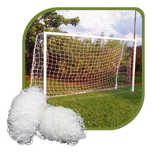 Par De Red Futbol 7  -  6.2 X 2.3m  -   4mm Uv - Gismar