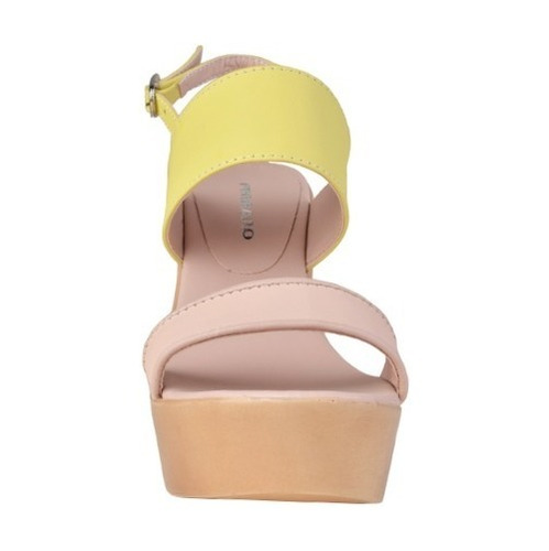 Sandalias Taco Chino De Mujer De Cuero Lappas - Ferraro