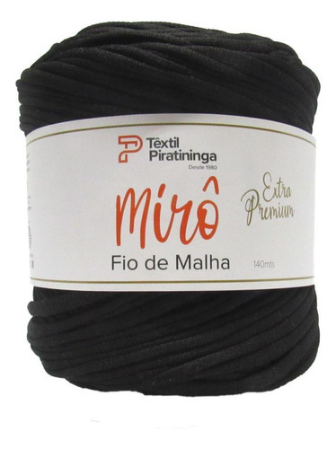 Fio De Malha Preto 140m Miro Premium