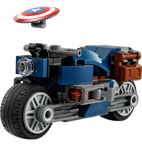 Lego Motos De Viuda Negra Y El Capitán América - 76260