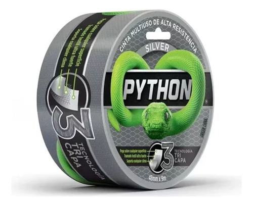 Cinta Pato Multiuso Python Tricapa 48mm X 9mts