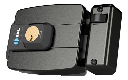Fechadura Hdl C 90 Rfid Tag Preta Abre Fora Cor Preto