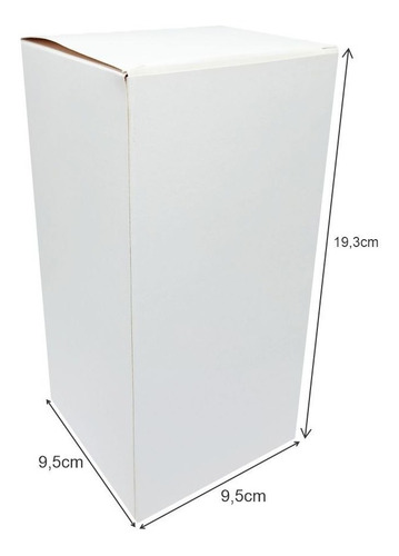 Caja Para Vaso Vas1 X 50u Packaging Blanco Madera
