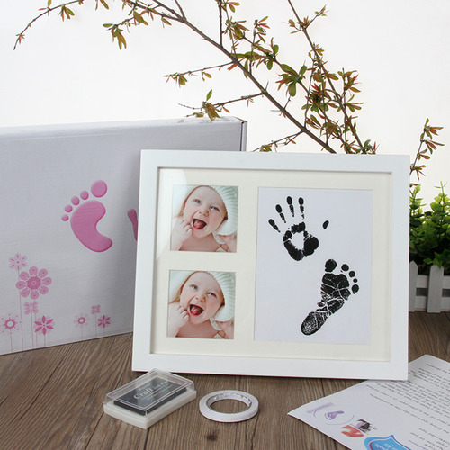 Kit De Moldura Para Pegadas E Mãos De Bebê, Por