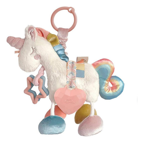 Colgante De Peluche Con Actividades Link & Love Unicornio