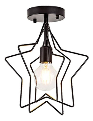 Lámpara De Techo Estrella Iluminación Colgante Moderna E27
