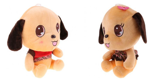 Mascota Adorable Juguete De Peluche De Suave Pareja Perro