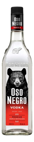 Vodka Oso Negro 1 Lt - (12 Pack)
